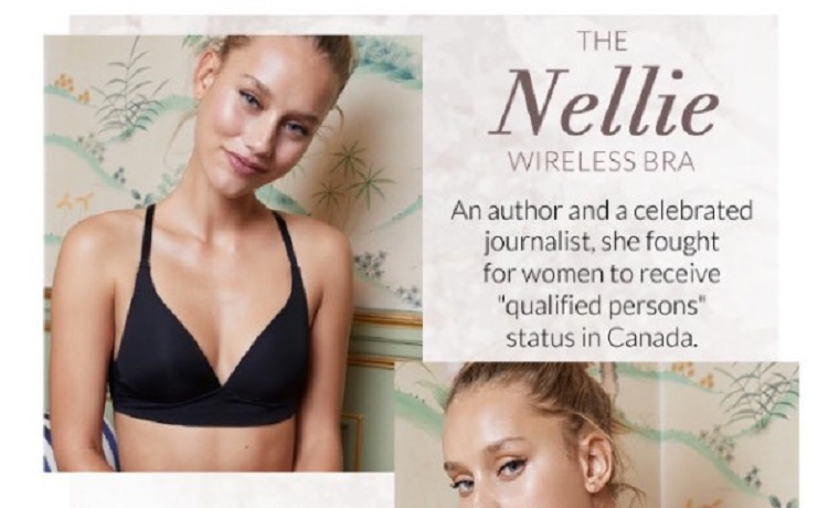 Simons sorry for campaign selling bras named after famed Canadian