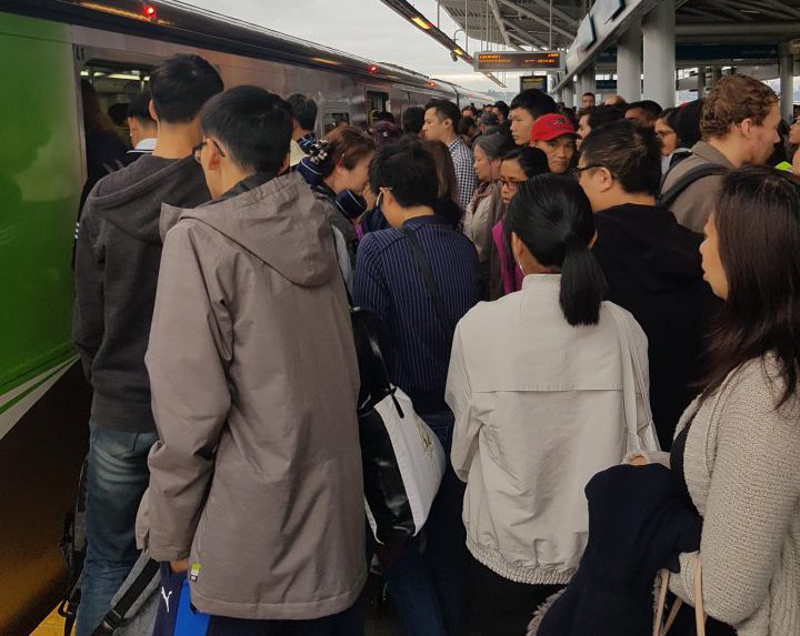 A track issue led to delay on the Canada Line. 