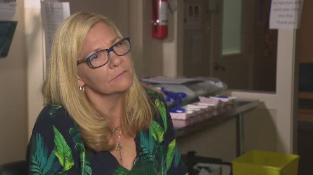 Sonja Burke is the director of Counterpoint Harm Reduction Services at the Regional HIV/AIDS Connection (RHAC). The overdose prevention site is embedded in RHAC’s facility.