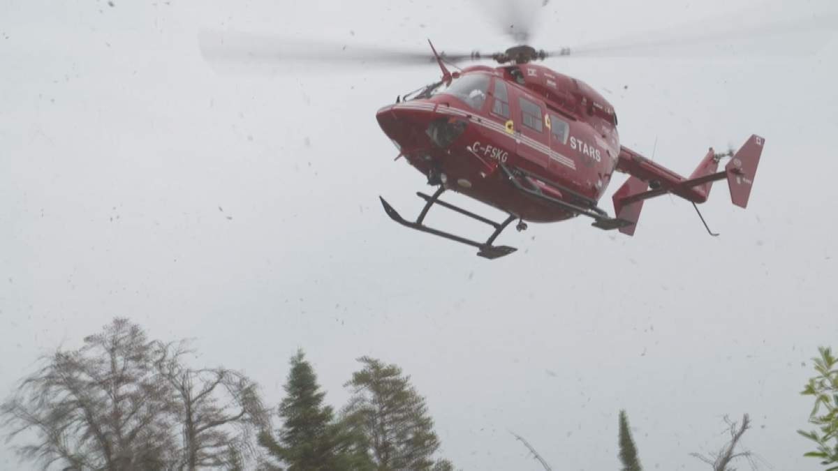 File photo of a STARS Air Ambulance helicopter.