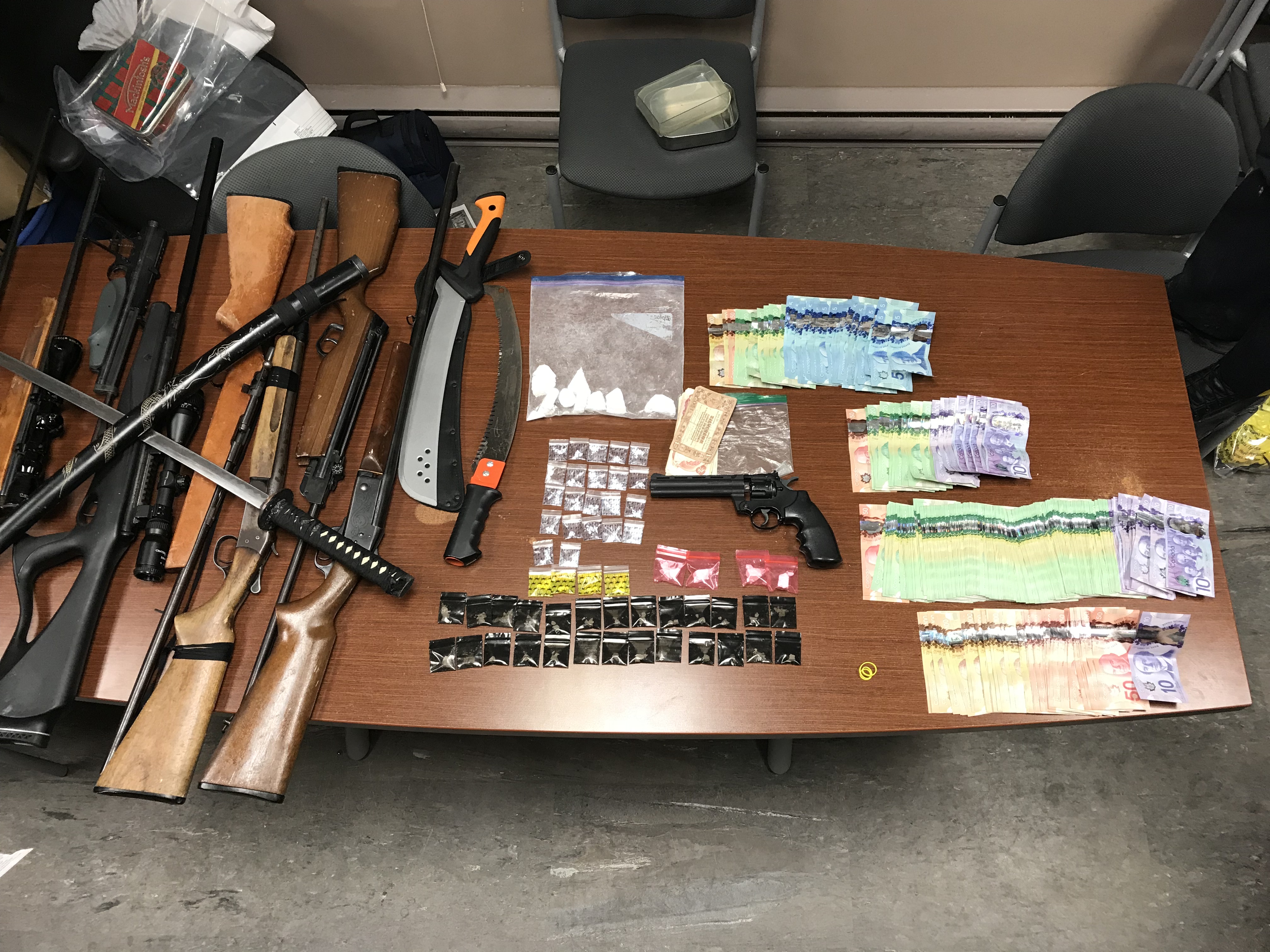 Cocaine, Weapons And Cash Recovered From RCMP Drug Bust In Crane River ...