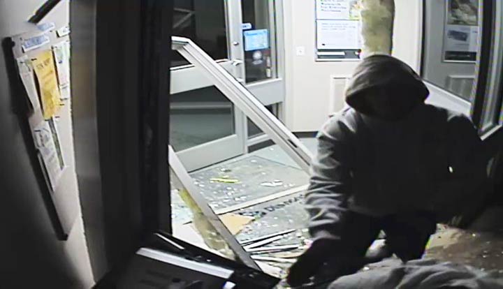Saskatchewan RCMP have released this surveillance photo after two separate incidents involving ATM theft last week.