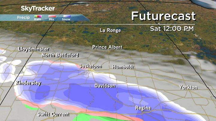 There is a good chance of some more snow falling in the city on Saturday in the final few hours of summer.