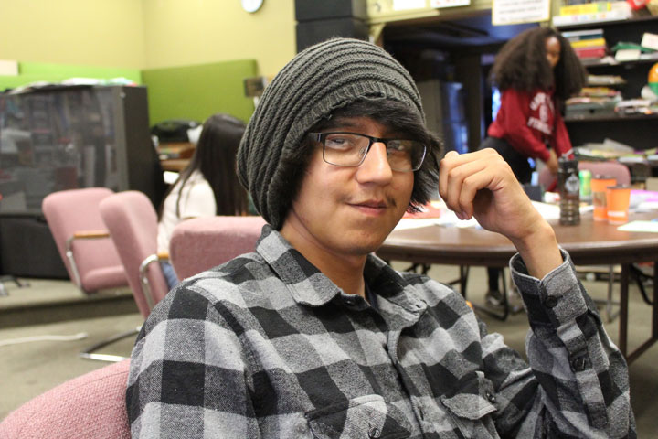 John Moonias of Thunder Bay participates in a week-long training session with Journalists for Human Rights and Carleton University’s Indigenous Youth Futures Partnership.