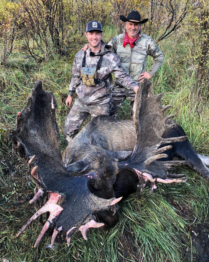 “This is the moose of a lifetime,” Tim Brent wrote in a Sept. 12 Facebook post.