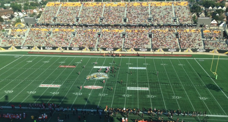 Temporary seating would have to be added at Tim Hortons Field, if the Grey Cup is played in Hamilton.