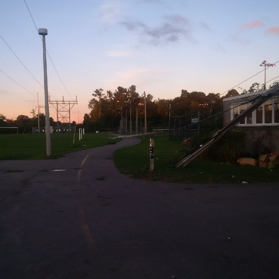 Power lines were snapped in half by a tornado that ripped through the Ottawa-Gatineau region Friday night. Hydro Ottawa.
