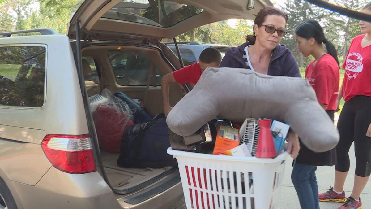 Nearly 2,500 students moved into their new digs at the University of Calgary this weekend.