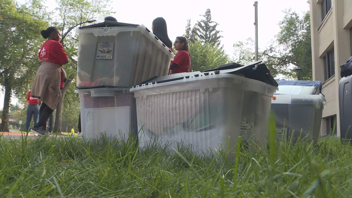 Nearly 2,500 students moved into their new digs at the University of Calgary this weekend.