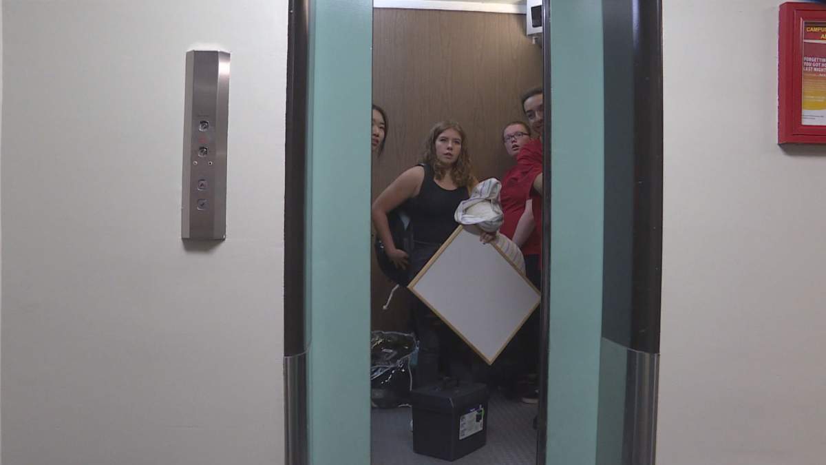 Nearly 2,500 students moved into their new digs at the University of Calgary this weekend.