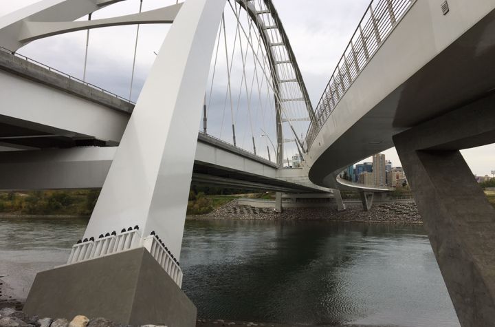 A photo of Edmoton’s Walterdale Bridge on Sept. 6, 2018.