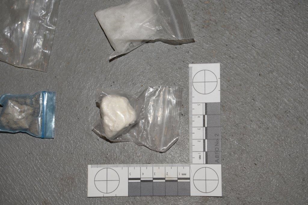 Police reportedly seized drugs including so-called purple fentanyl, a mix of