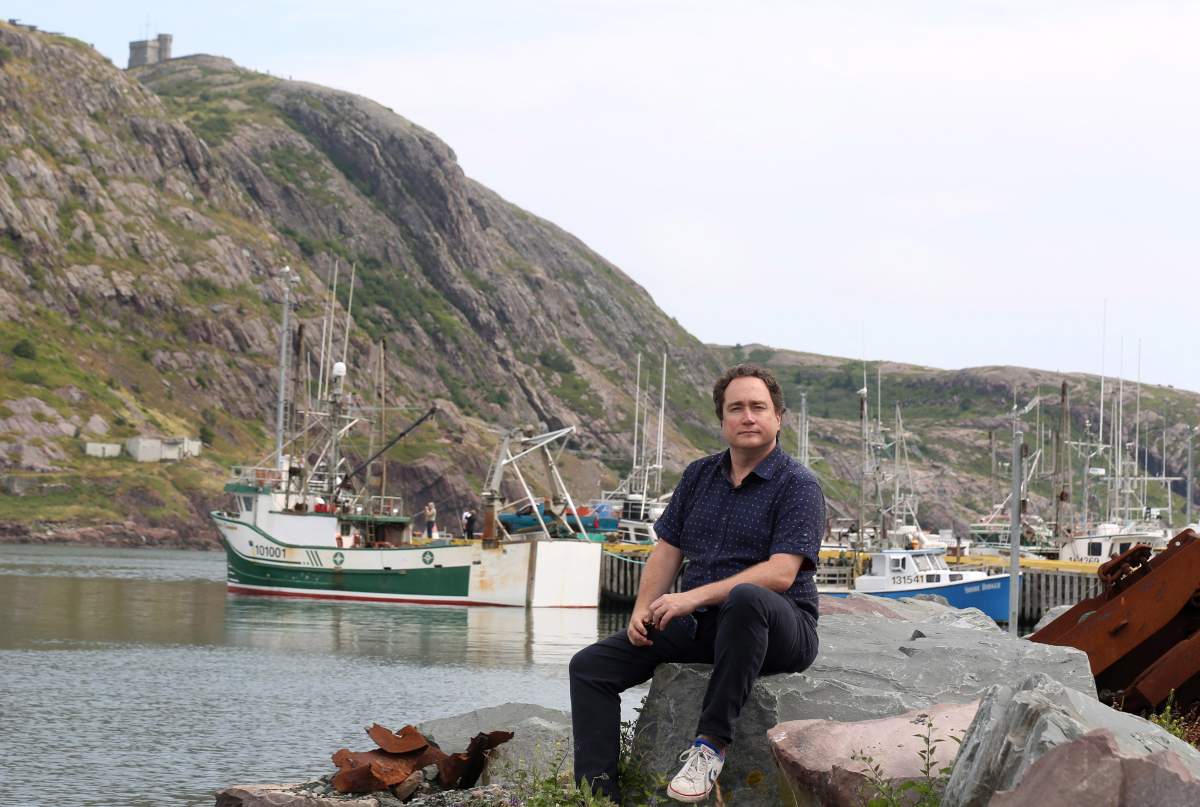 Mark Critch poses for a portrait on the south side of the harbour in St. John’s on Thursday, August 16, 2018.