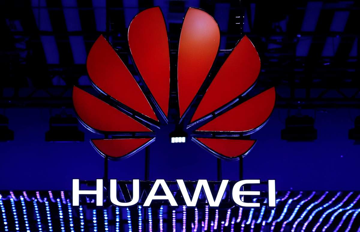 FILE PHOTO: The Huawei logo is seen during the Mobile World Congress in Barcelona, Spain, February 26, 2018. 