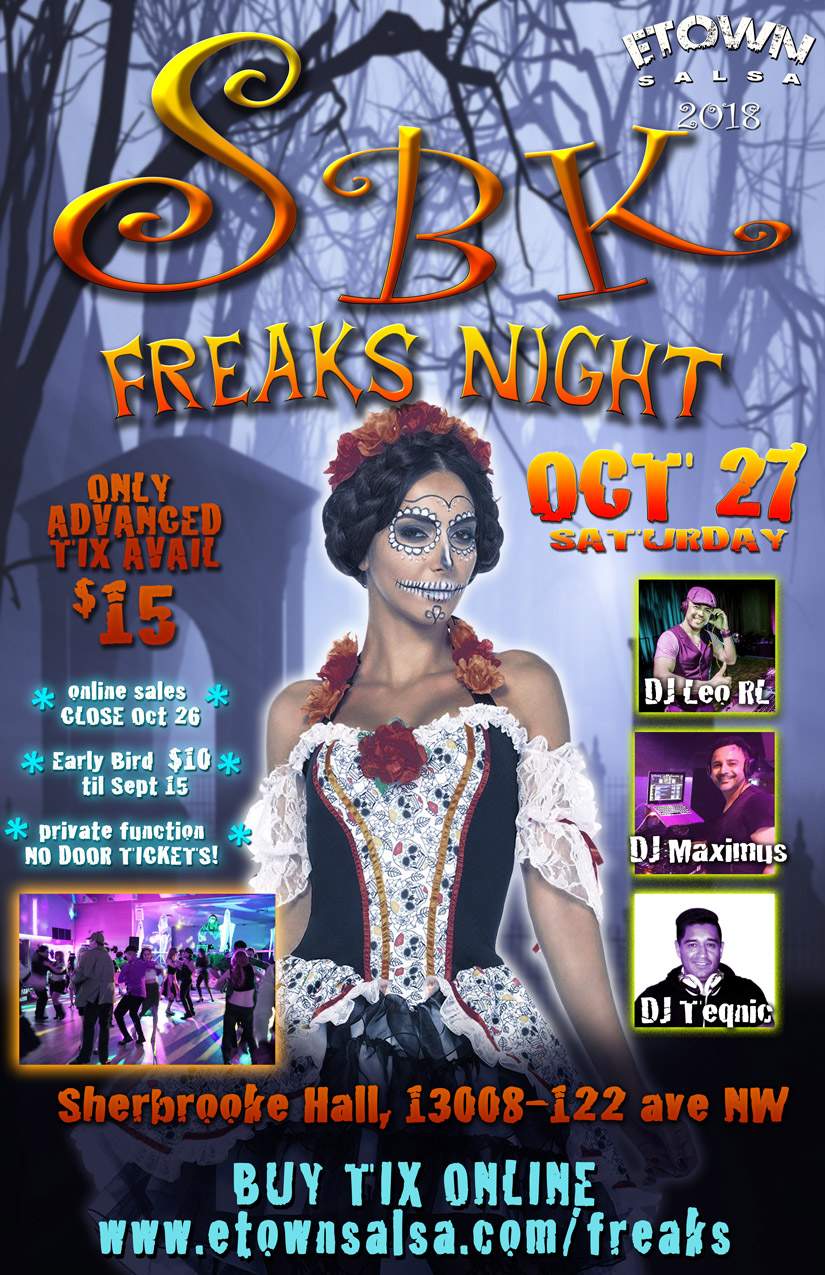 LATIN HALLOWEEN SBK (Salsa/Bachata/Kizomba FREAKS NIGHT 2018 - image