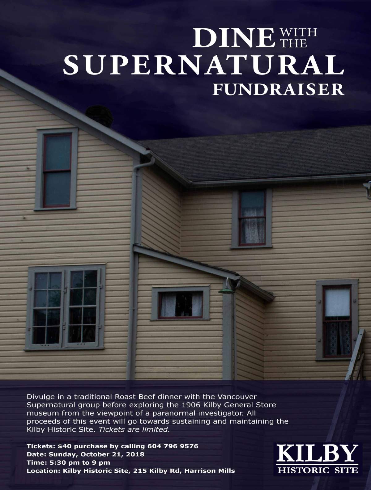OLD HASTINGS MILL MUSEUM – A HAUNTED EVENING WITH VANCOUVER SUPERNATURAL - image
