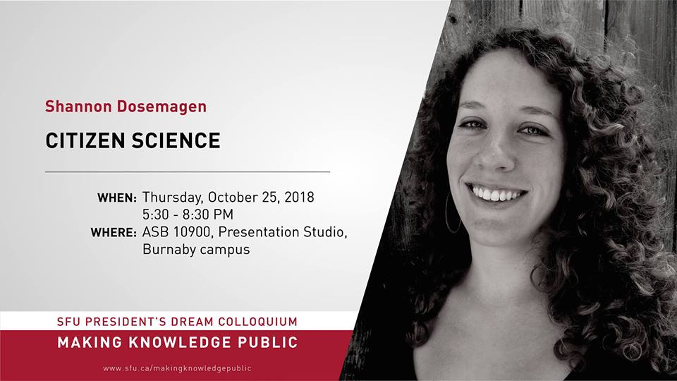 Public Talk: Citizen Science with Shannon Dosemagen - image