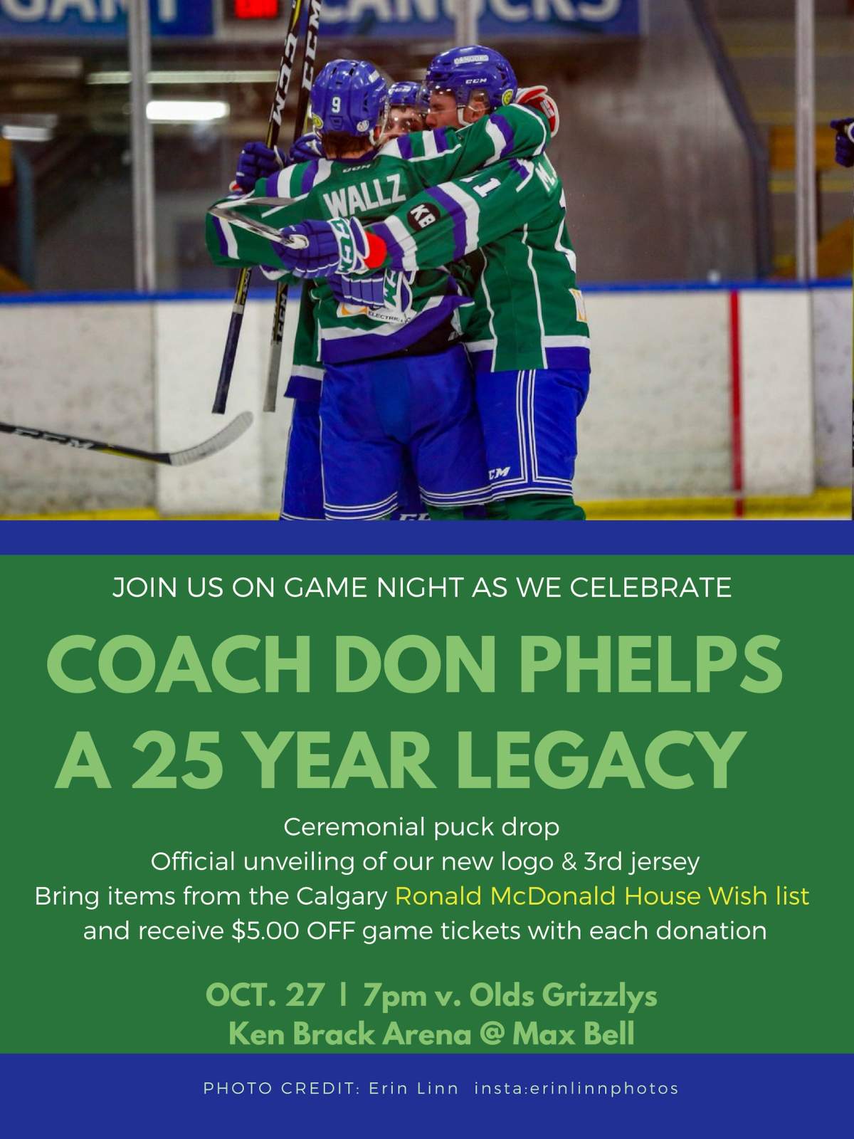Calgary Canucks Host Don Phelps & Ronald McDonald Night - image