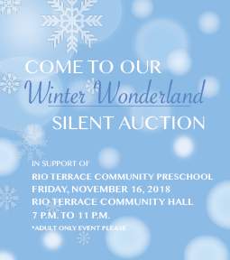 Rio Terrace Community Preschool Annual Silent Auction - image
