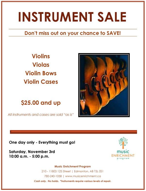 USED INSTRUMENT SALE - image