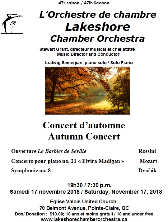 Lakeshore Chamber Orchestra Fall Concert - image