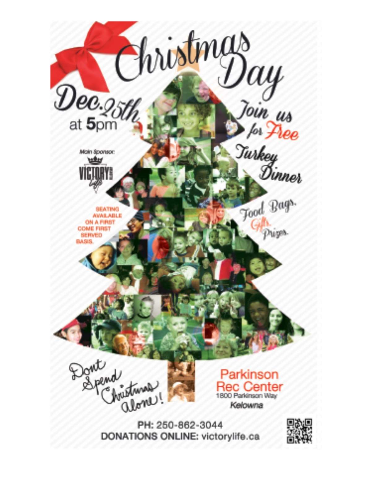 FREE CHRISTMAS DAY DINNER 2018! - image