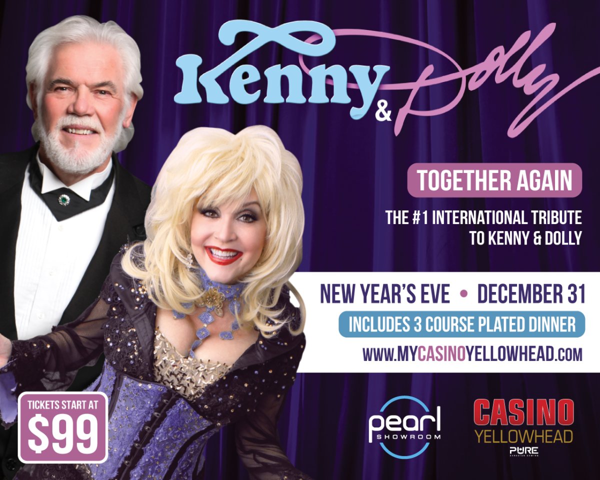 NYE Dinner & Show – Together Again! Tribute To Kenny Rogers & Dolly Parton - image