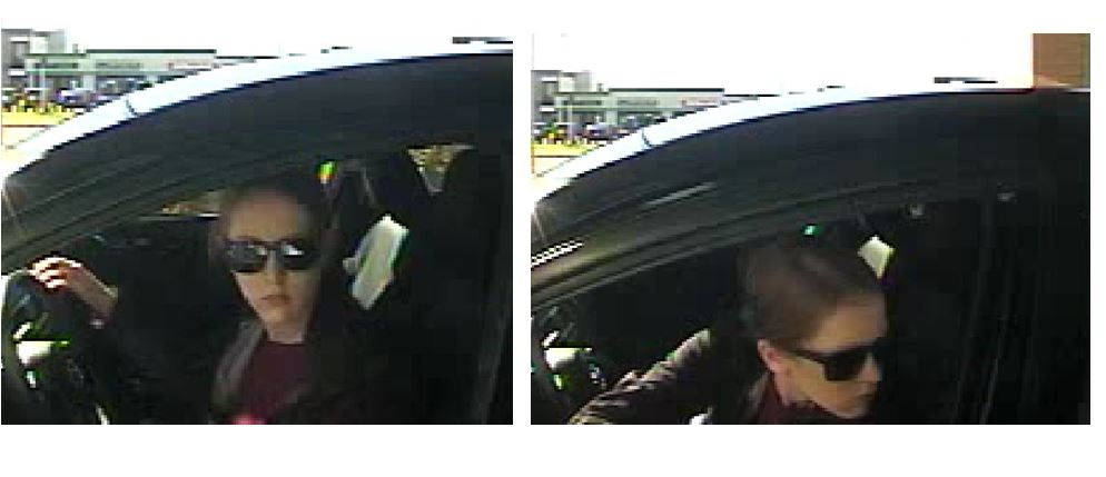 Kingston police released security images of this woman, who they say stole cash left at an ATM by another person.
