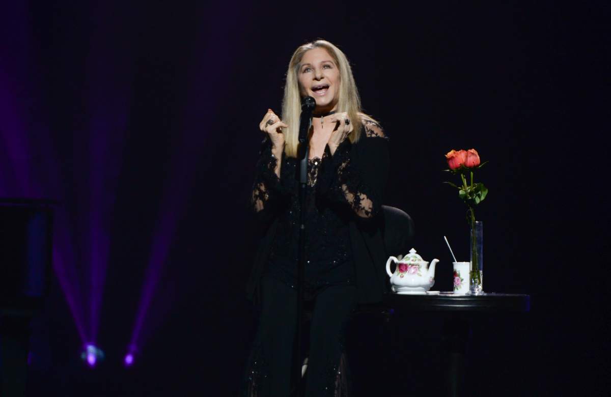 Barbra Streisand performs on the Barbra – The Music…The Mem’ries… The Magic! Tour at BB&T Center on Dec. 3, 2016 in Sunrise, Flor.