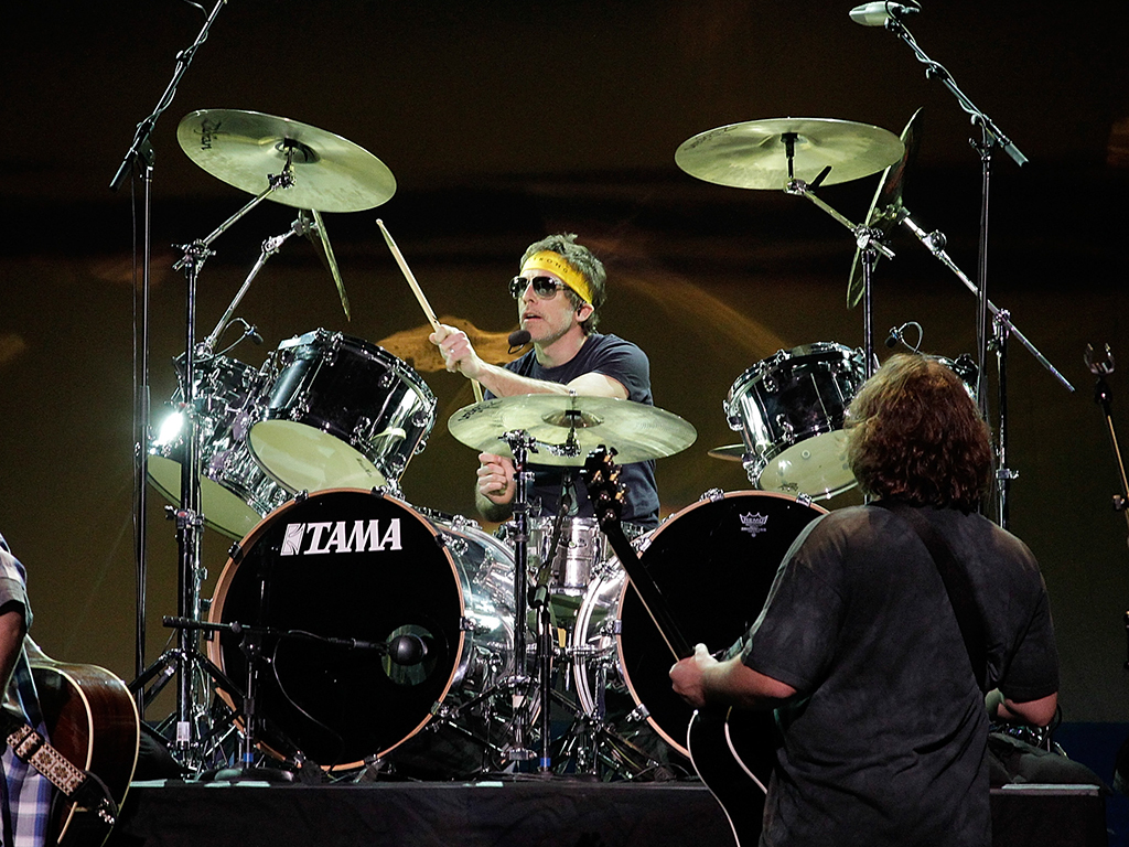 Tenacious D and Ben Stiller perform at the Stand With Haiti benefit concert at The Wiltern on Feb. 2, 2010 in Los Angeles, Calif.