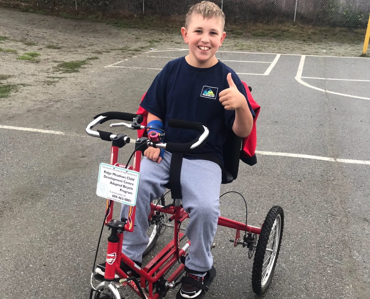 Surrey RCMP are looking for the heartless criminal who stole an adaptive bike from a special needs student.  
