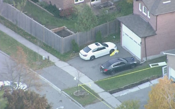 Police say a man is in critical condition after a shooting at a home on Kirk Drive in Brampton on Tuesday.