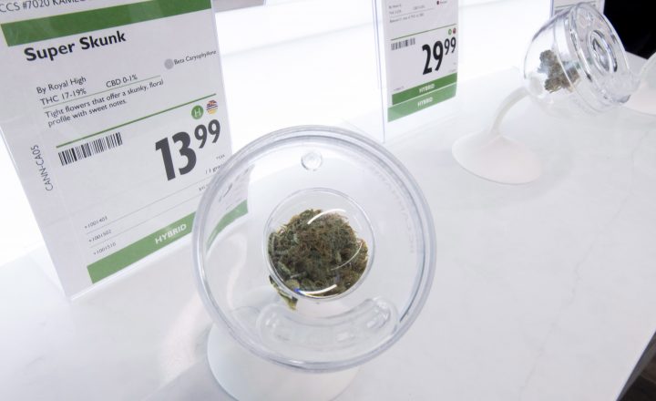 The inside of British Columbia's first legal cannabis store is pictured in Kamloops, B.C. Wednesday, Oct. 17, 2018. 