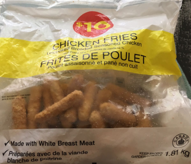 Loblaw recalls $10 Chicken Fries amid salmonella outbreak - image