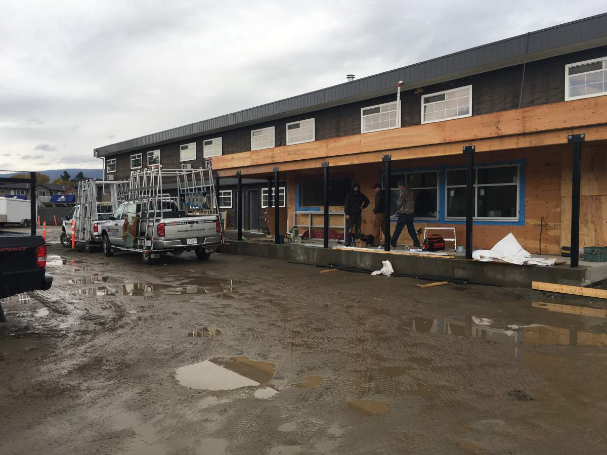 This former motel on Harvey Ave. near Highway 33 will provide 40 supportive housing units for homeless people.