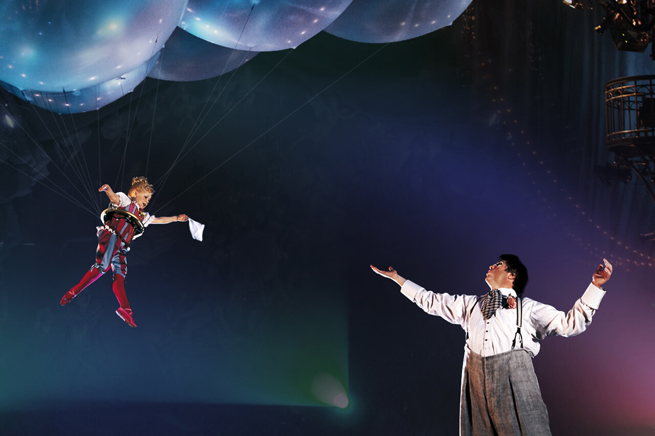 Cirque du Soleil's Corteo, a joyous celebration of the ending of