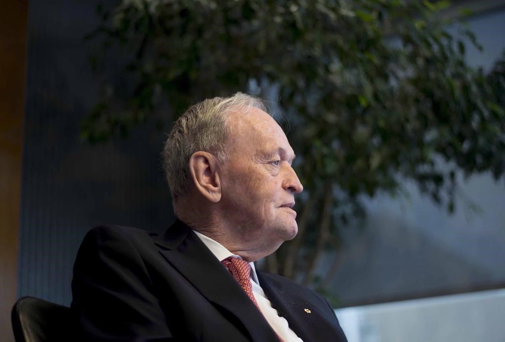 Former prime minister Jean Chretien participates in an interview, Tuesday, March 7, 2017 in Ottawa.