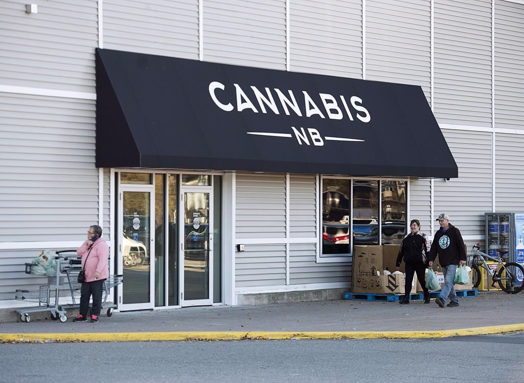 File - 10 Cannabis NB stores were not able to open on Monday morning as a result of supply shortages throughout the province.