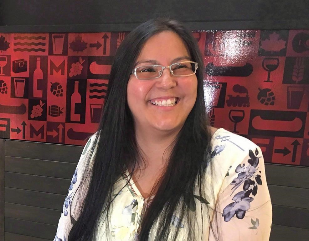 Judy Klassen speaks during a media availability in Winnipeg on Tuesday, July 11, 2017.