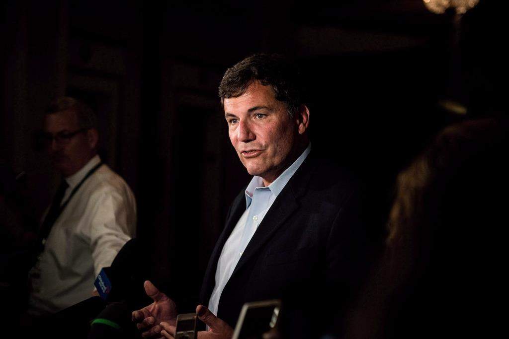 Federal Intergovernmental Affairs Minister Dominic LeBlanc addresses the media in Saskatoon, Sask., Wednesday, September 12, 2018.