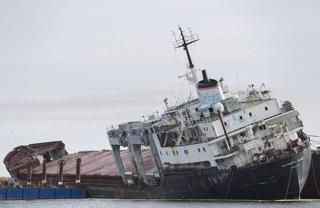 For 11 years, the Kathryn Spirit loomed over the waterfront in Beauharnois, a rusting, abandoned cargo ship that to the town's dismay became one of its most identifiable features. On Friday, federal Transport Minister Marc Garneau announced that after a number of false starts, the ship has finally been dismantled and hauled away.