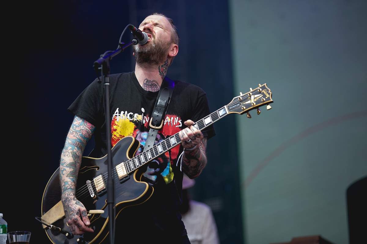 City and Colour performs at the Boston Calling Festival on Government Center Plaza on May 28, 2016, in Boston.