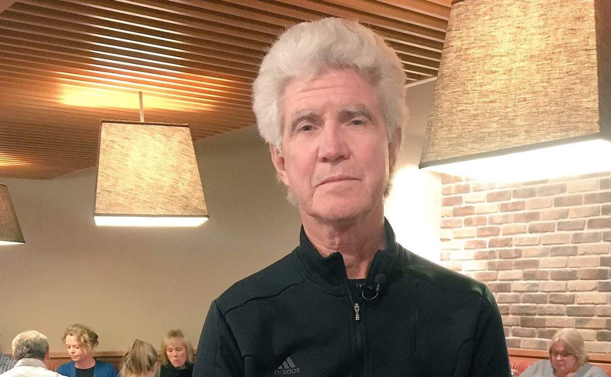 David Roberts, a five-time Ironman participant and double lung transplant recipient, on Oct. 27, 2018.