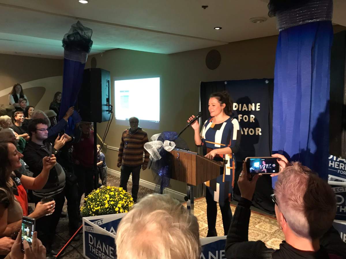 Diane Therrien has been elected the new mayor of the City of Peterborough.