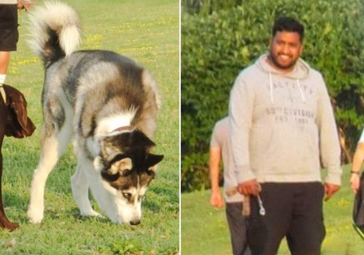 Peel police have released an image of a husky and its owner after a 3-year-old girl was bitten in an off-leash dog park in Mississauga on Sept. 23, 2018.