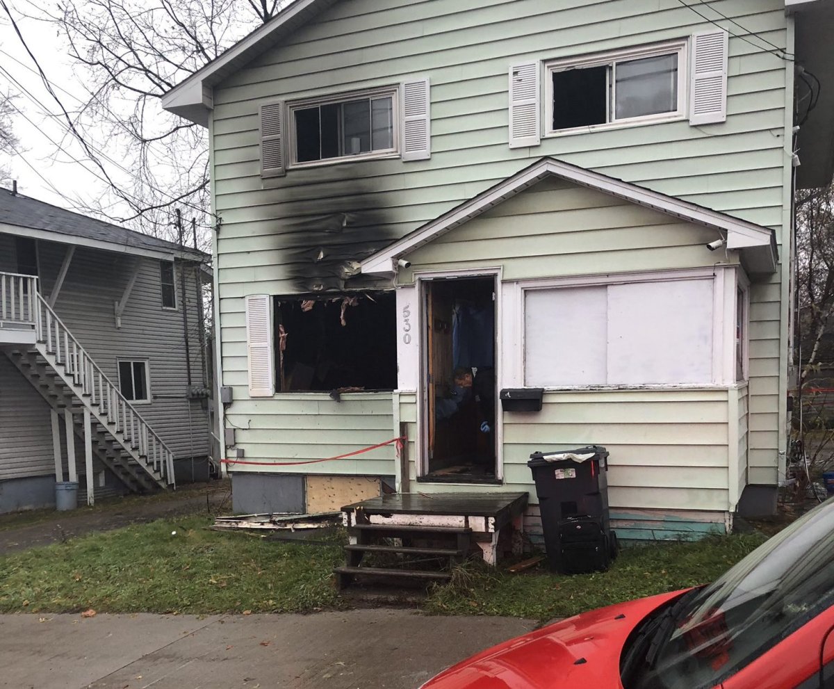 Fredericton Police Force are investigating an incident of arson that occurred in the 500 block of Regent Street on Oct. 28, 2018.