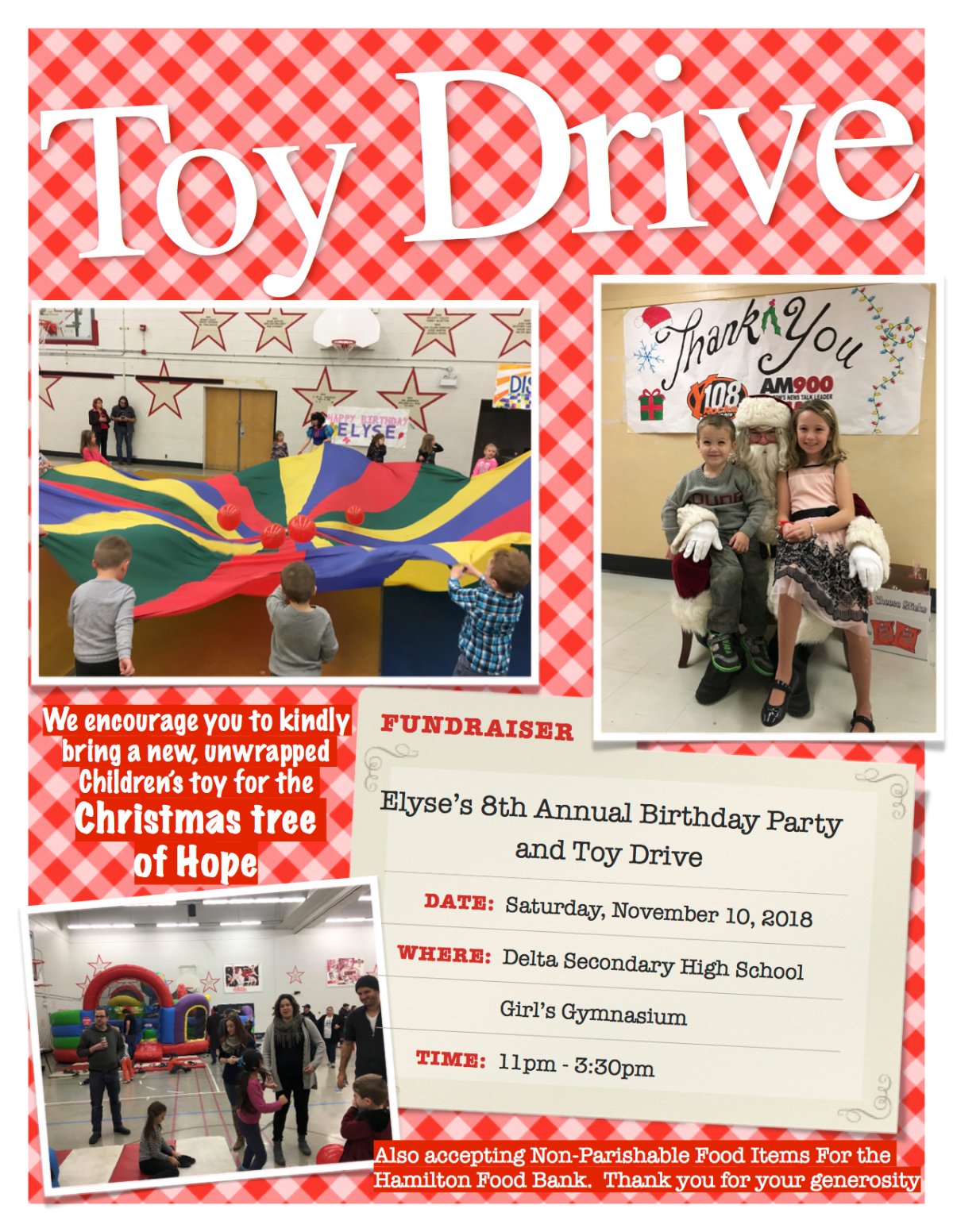 Elyse’s 8th Annual Birthday Party and Toy Drive - image