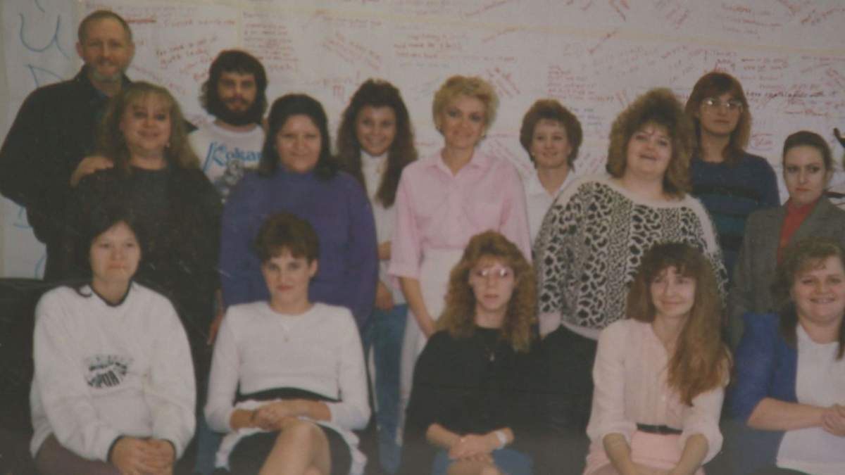 (Fred Worsfold (top row, first from the left) and Jackie Norman (top row, third from the left). 