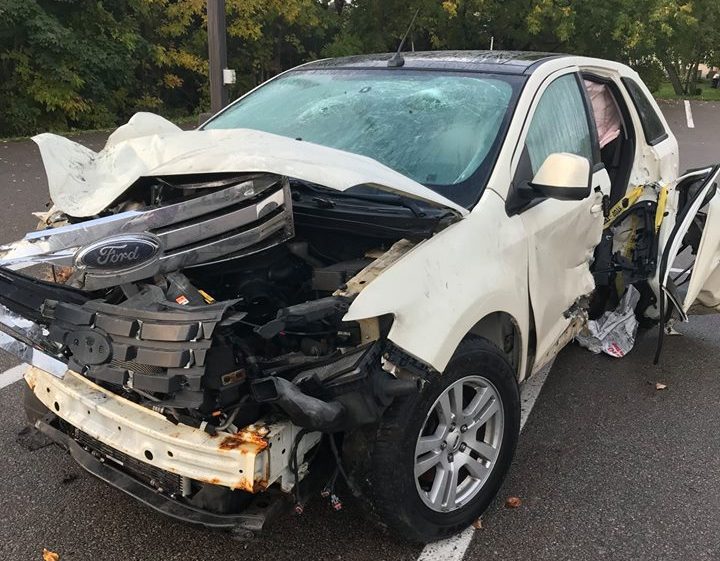 Gananoque police released images of a vehicle they say was involved in a serious collision on Oct. 6.