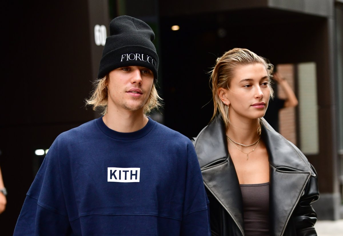Justin Bieber and Hailey Baldwin seen on the streets of Brooklyn on Sept. 14, 2018 in New York City.